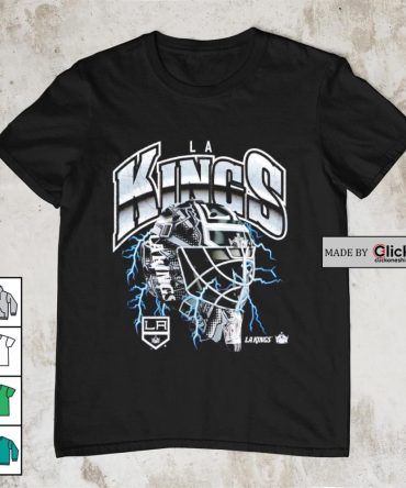 Los Angeles Kings Crease Lightning Helmet Shirt