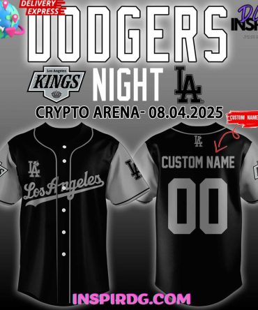 Los Angeles Kings X Dodgers Night Special Baseball Jersey