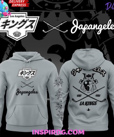 Los Angeles Kings X Japangeles Special Grey All Over Print Hoodie, 3D Hoodie