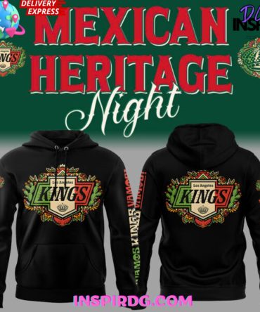 Los Angeles Kings X Mexican Heritage Night 2025 All Over Print Hoodie