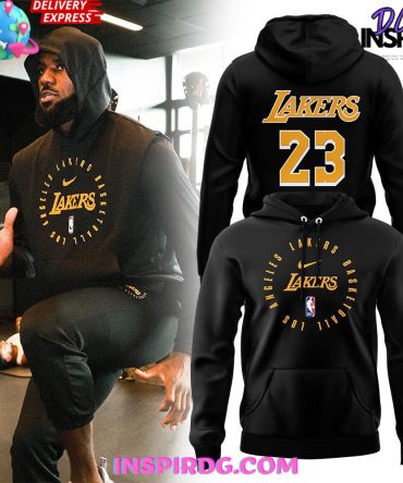 Los Angeles Lakers Lebron James Black Hoodie