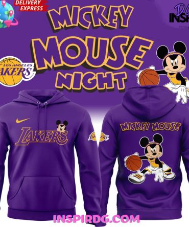 Los Angeles Lakers Mickey Mouse Special All Over Print Hoodie, 3D Hoodie