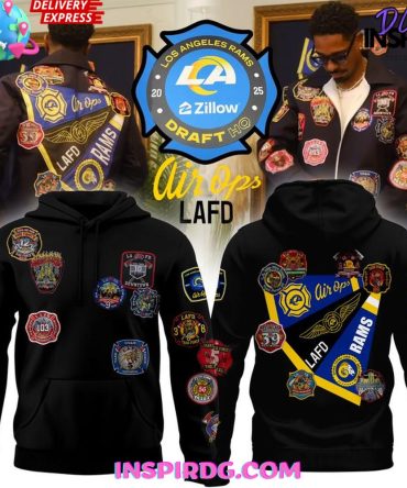 Los Angeles Rams X Kevin Leonel Lafd 2025 All Over Print Hoodie