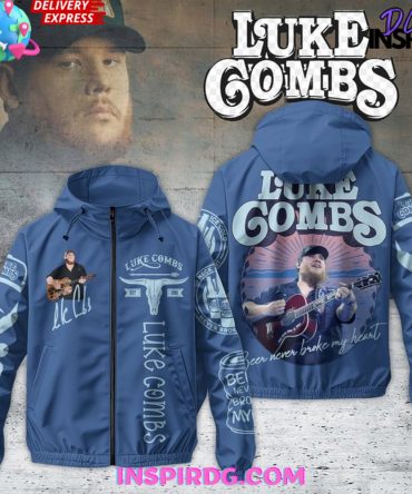 Luke Combs "Beer Never Broke My Heart" Zipper Hoodie