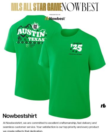 2025 Mls All-Star Game Austin Texas 2 Sided Shirt
