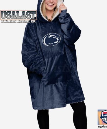 Penn State Nittany Lions Blanket Hoodie Hooded Blanket Fleece Oodie