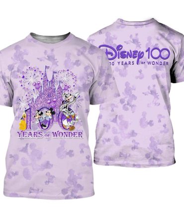 Dn T-Shirt Mk And Friends Castle Dn 100 Years Of Wonder T-Shirt Purple Unisex Adults New Release
