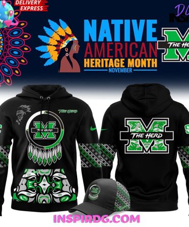 Marshall Thundering Herd Native American Heritage Month Special Hoodie