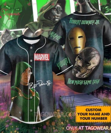 Custom Marvel Baseball Jersey - Personalized Name & Number, Unique Hero Design