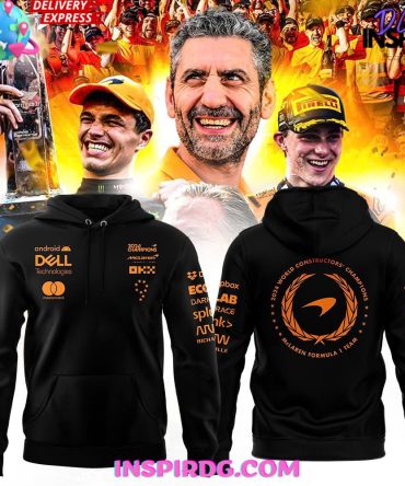 Mclaren Formula F1 Constructors Champions 2024 Black Hoodie