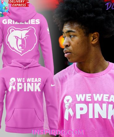 Memphis Grizzlies We Wear Pink 2024 Hoodie