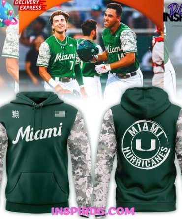 Miami Hurricanes Camo Sleeve Hoodie - Stylish & Comfortable Fan Gear