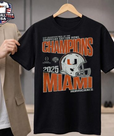 Miami Hurricanes 2025 College Football Playoff Cotton Bowl Champions Unisex Shirt