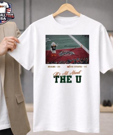 Miami Hurricanes Ncaa Cfb Quarterfinal Game Winners 2026 It'S All About The U Unisex Shirt