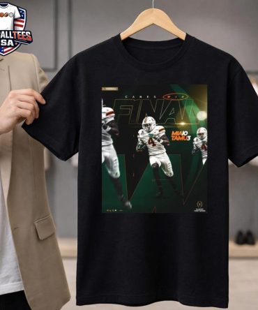 Miami Hurricanes Victory 10-3 Texas A&Amp;M Aggies 2025-26 Cfp First Round Score T-Shirt