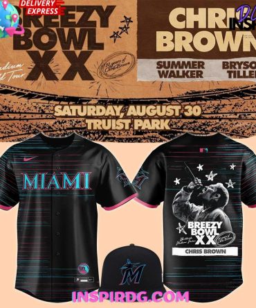 Miami Marlins 2025 Breezy Bowl Xx Concert Jersey