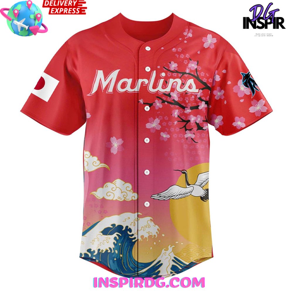 Miami Marlins Japanese Heritage Night 2025 Baseball Jersey - Image 2