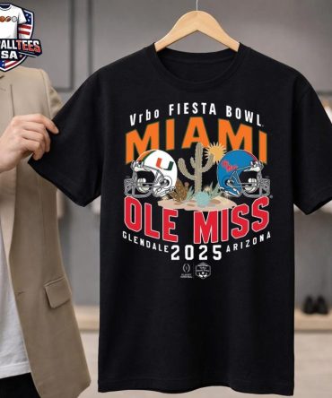 Miami Vs Ole Miss 2026 Vrbo Fiesta Bowl Proving Ground Shirt