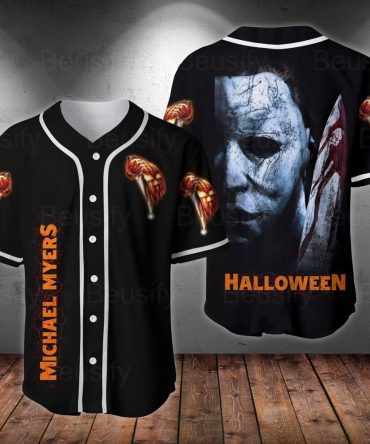 Michael Myers Halloween Baseball Jersey – Spooky Graphic Shirt For Horror Fans