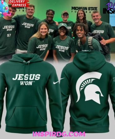 Michigan State Spartans Jesus Won 2024 Hoodie