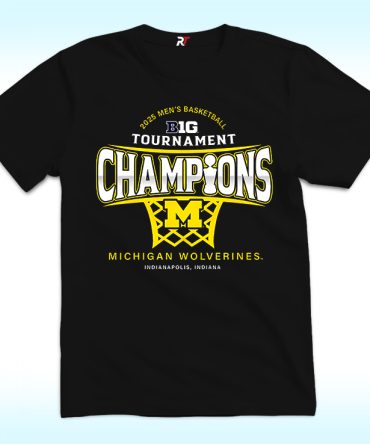Michigan Wolverines 2025 Big Ten Tournament Champions Shirt