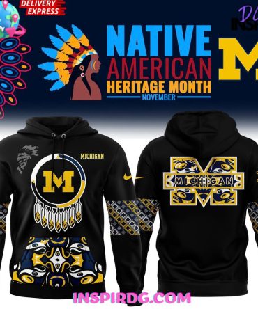 Michigan Wolverines Native American Heritage Month Special Hoodie