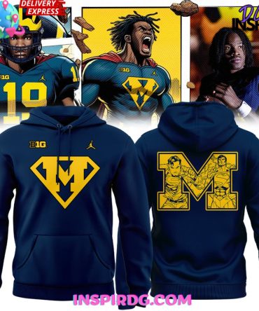 Michigan Wolverines X Superman Special Hoodie