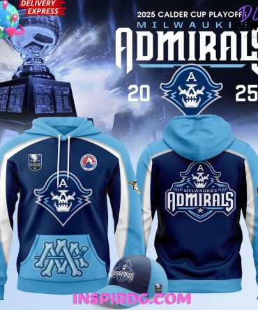 Milwaukee Admirals 2025 Calder Cup Playoffs Special All Over Print Hoodie
