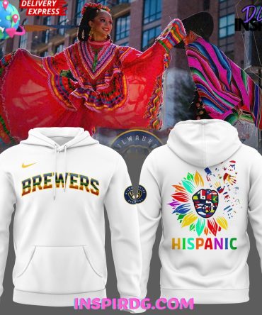 Milwaukee Brewers Hispanic Heritage Month 2024 White Hoodie