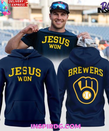 Milwaukee Brewers Jesus Won 2024 Hoodie