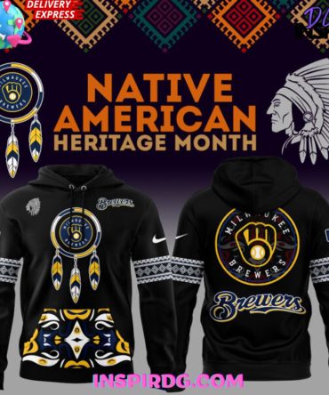Milwaukee Brewers Native American Heritage Month 2025 All Over Print Hoodie, 3D Hoodie