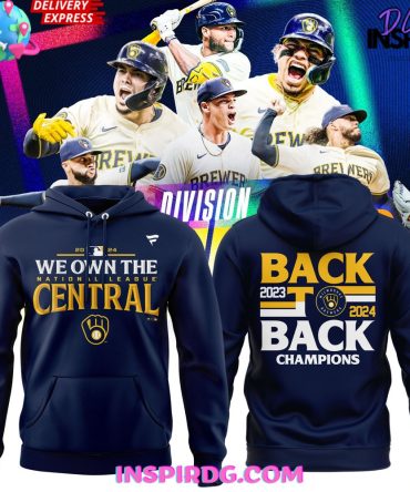 Milwaukee Brewers We Own The National League Central 2024 Hoodie