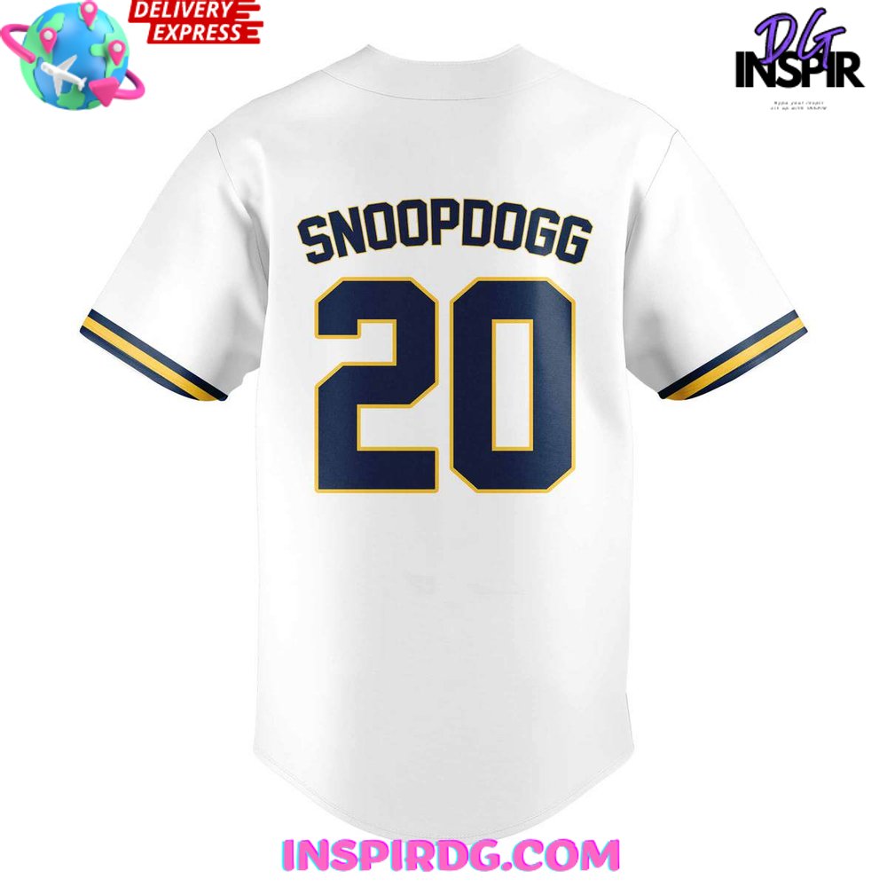 Milwaukee Brewers X Snoop Dogg Baseball Jersey - Image 3