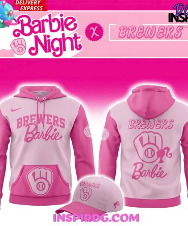 Milwaukee Brewers X Barbie Night 2025 All Over Print Hoodie, 3D Hoodie