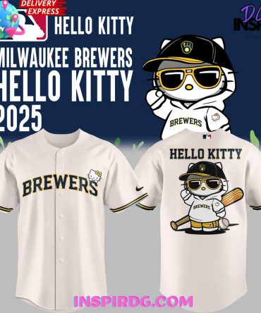Milwaukee Brewers X Hello Kitty 2025 Baseball Jersey