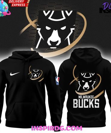 Milwaukee Bucks Nba 2025 Special Edition Black All Over Print Hoodie, 3D Hoodie
