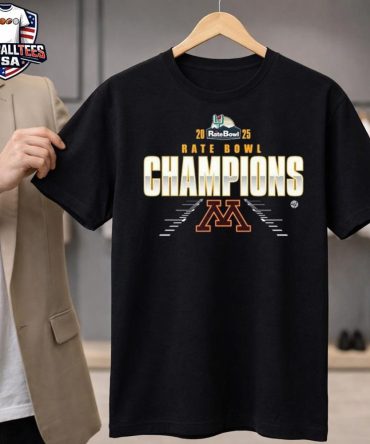 Minnesota Golden Gophers Horizon Rate Bowl Champions 2025 Locker Room Logo Unisex Shirt