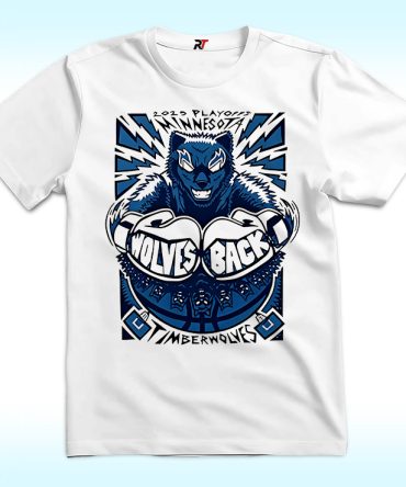 Minnesota Timberwolves 2025 Playoffs Wolves Back Shirt