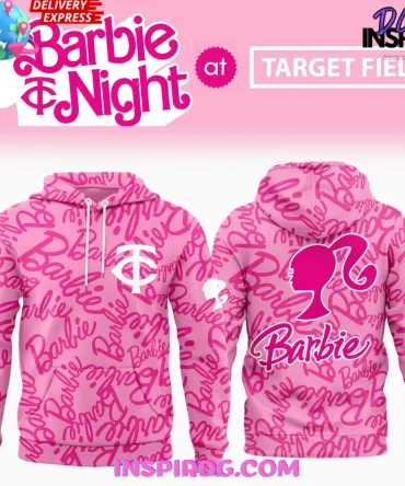 Minnesota Twins Barbie Night 2025 All Over Print Hoodie