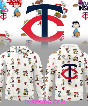 Minnesota Twins Peanuts 75Th Anniversary Special All Over Print Hoodie, 3D Hoodie