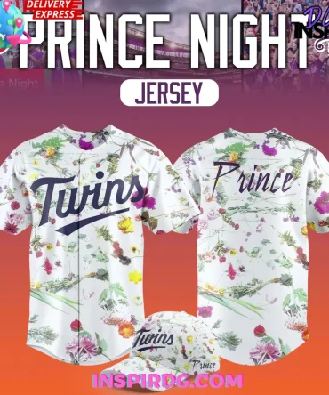 Minnesota Twins Prince Night 2025 Floral Baseball Jersey
