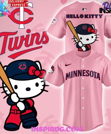 Minnesota Twins X Hello Kitty 2024 Baseball Jersey