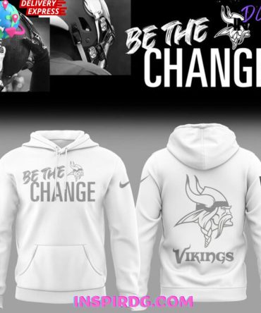 Minnesota Vikings Be The Change 2025 All Over Print Hoodie