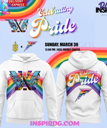 Minnesota Wild Celebrating Pride 2025 All Over Print Hoodie, 3D Hoodie