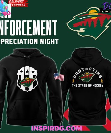 Minnesota Wild Law Enforcement Appreciation Night 2025 All Over Print Hoodie, 3D Hoodie