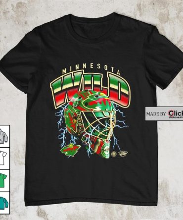 Minnesota Wild Crease Lightning Helmet Shirt