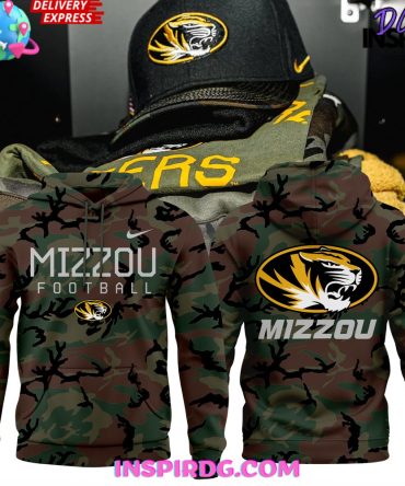 Missouri Tigers Football Military Appreciation 2024 Camo Hoodie