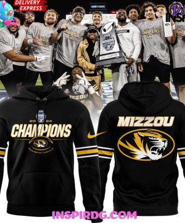 Missouri Tigers Transperfect Music City Bowl Champions 2024 Black All Over Print Hoodie, 3D Hoodie