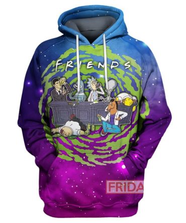 Rick And Morty Hoodie R&M Friends T-Shirt Rick And Morty Shirt