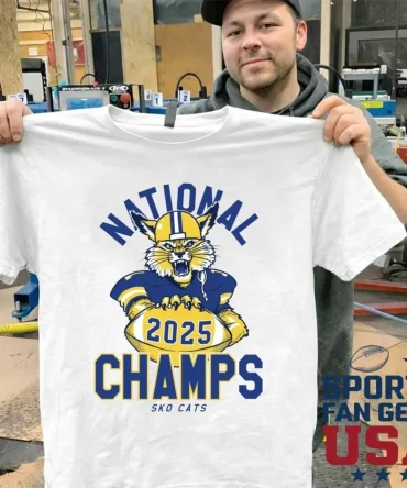 Montana State Football 2025 National Champs Shirt